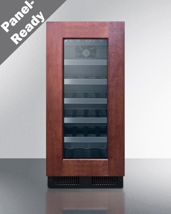 Summit ALWC15PNR 15  Wide Built-In Wine Cellar, Ada Compliant (Panel Not Included) For Sale