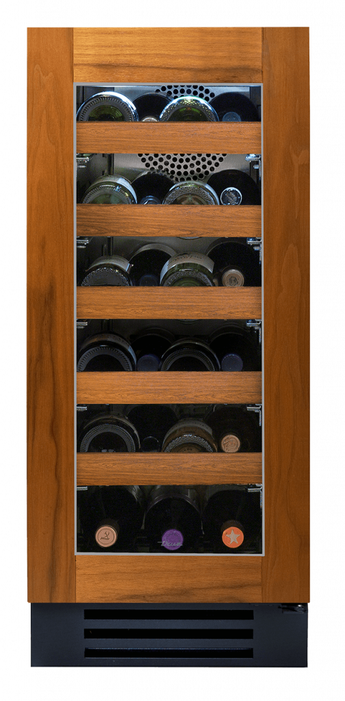 True Residential TWC15LOGC 15 Inch Single Zone Overlay Glass Door Left Hinge Undercounter Wine Cabinet Sale