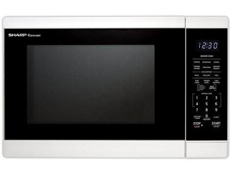 Sharp SMC1461HW 1.4 Cu. Ft. White Countertop Microwave Oven Supply