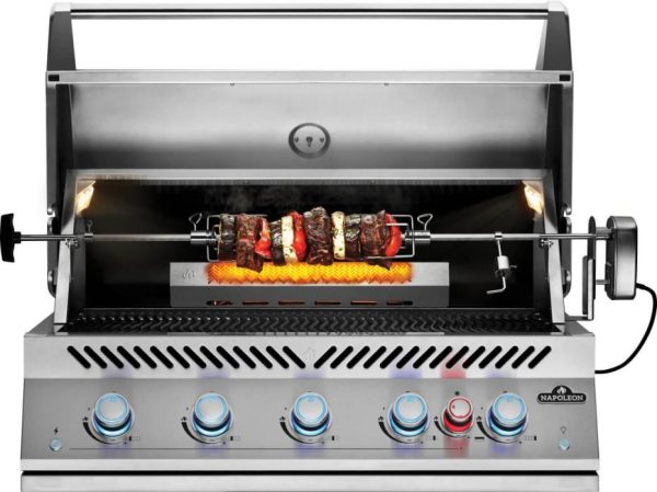 Napoleon Bbq BIG38RBNSS1 Built-In 700 Series 38 With Infrared Rear Burner , Natural Gas, Stainless Steel Online Sale