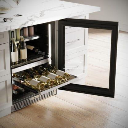 Silhouette SPRWBC052D3SSP Silhouette Pro Gen 3 - 24  Built-In Wine And Beverage Center Panel-Ready For Cheap