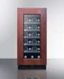 Summit ALWC15PNR 15  Wide Built-In Wine Cellar, Ada Compliant (Panel Not Included) For Sale