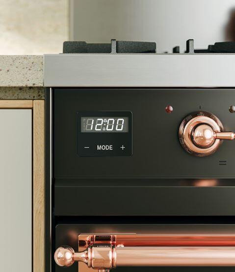 Ilve UPD40FQNMPSSB Nostalgie Ii 40 Inch Dual Fuel Natural Gas Freestanding Range In Stainless Steel With Bronze Trim Discount