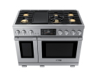 Dacor DOP48T963DS 48  Dual-Fuel Range, Silver Stainless, Natural Gas Liquid Propane Hot on Sale