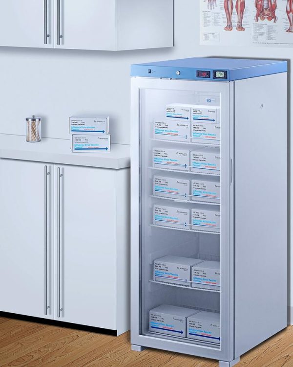 Summit ACR1322GNSF456 24  Wide Upright Healthcare Refrigerator, Certified To Nsf Ansi 456 Vaccine Storage Standard For Sale