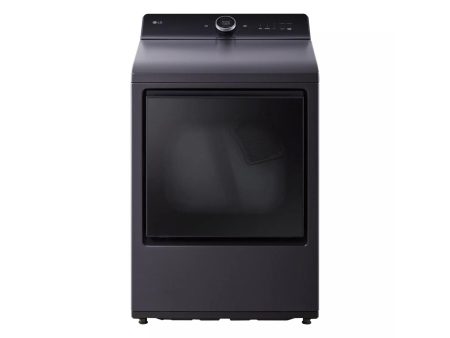 Lg DLEX8600BE 7.3 Cu. Ft. Ultra Large Capacity Rear Control Electric Dryer With Lg Easyload™ Door, Ai Sensing And Turbosteam™ Online Hot Sale