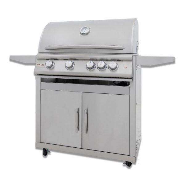 Blaze Grills BLZ4LTE3NG Blaze 32-Inch 4-Burner Premium Lte+ Gas Grill With Rear Burner And Built-In Lighting System, With Fuel Type - Natural Gas Online