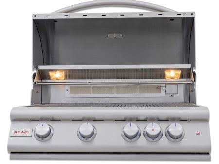 Blaze Grills BLZ4LTE3NG Blaze 32-Inch 4-Burner Premium Lte+ Gas Grill With Rear Burner And Built-In Lighting System, With Fuel Type - Natural Gas Online