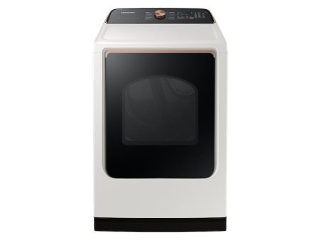 Samsung DVE55CG7500E 7.4 Cu. Ft. Smart Electric Dryer With Steam Sanitize+ In Ivory Online now