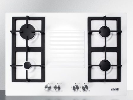 Summit GC431W 30  Wide 4-Burner Gas Cooktop For Discount