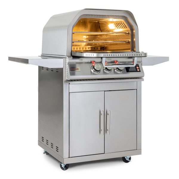 Blaze Grills BLZ26PZOVNNG Blaze 26-Inch Gas Outdoor Pizza Oven With Rotisserie, With Fuel Type - Natural Gas For Cheap