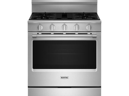 Maytag MFGS6030RZ 30-Inch Wide Gas Range With No Preheat Air Fry And Air Baking - 5.0 Cu. Ft. Sale