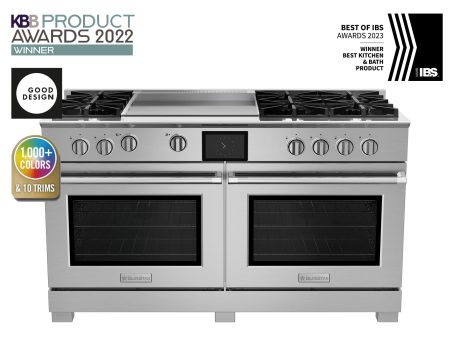 Bluestar BSDF606G 60  Dual Fuel Range With 24  Griddle on Sale