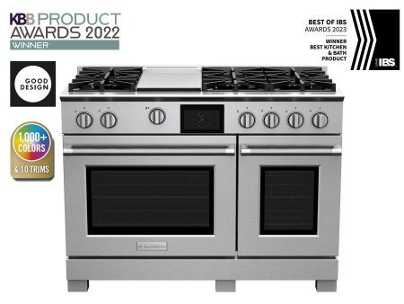 Bluestar BSDF486G 48  Dual Fuel Range With 12  Griddle Online