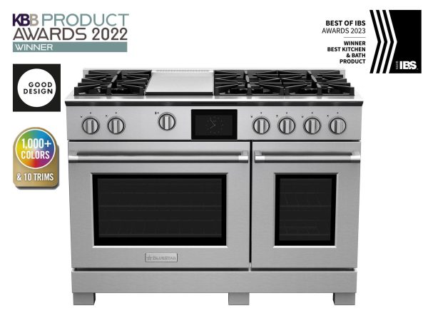 Bluestar BSDF486G 48  Dual Fuel Range With 12  Griddle Online