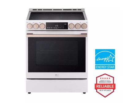 Lg LSIS6338NE Lg Studio 6.3 Cu. Ft. Instaview® Induction Slide-In Range With Air Fry And Air Sous Vide Online Hot Sale