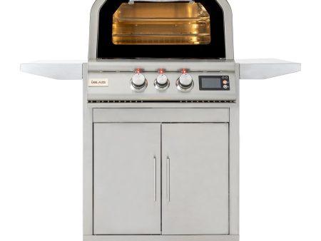 Blaze Grills BLZ26PZOVNNG Blaze 26-Inch Gas Outdoor Pizza Oven With Rotisserie, With Fuel Type - Natural Gas For Cheap