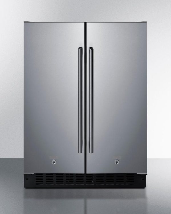 Summit FFRF24SS 24  Wide Built-In Refrigerator-Freezer Online