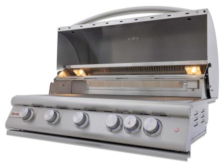 Blaze Grills BLZ5LTE3NG Blaze 40-Inch 5-Burner Premium Lte+ Gas Grill With Rear Burner And Built-In Lighting System, With Fuel Type - Natural Gas For Cheap