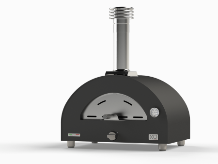 Xo Appliance XOPIZZA1GASCAL Tabletop Gas Fired Pizza Oven Carbona (Black), Propane Online now